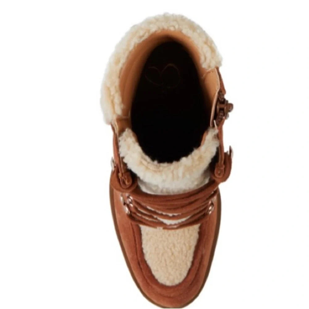 Rust Wedge booties - Picture 3 of 4